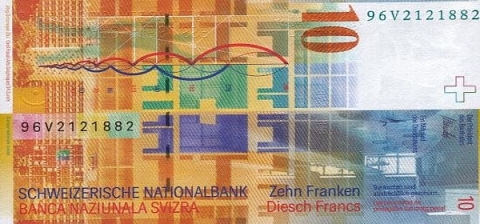 10 швейцарских франков фото