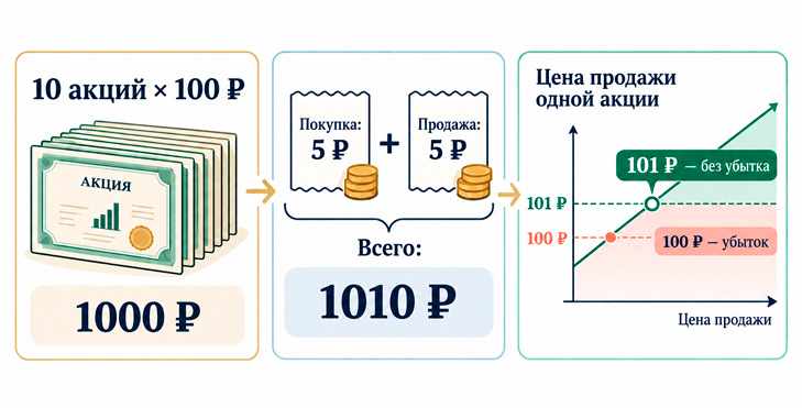 уровень без убытка