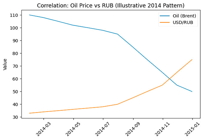 цена нефти рубль